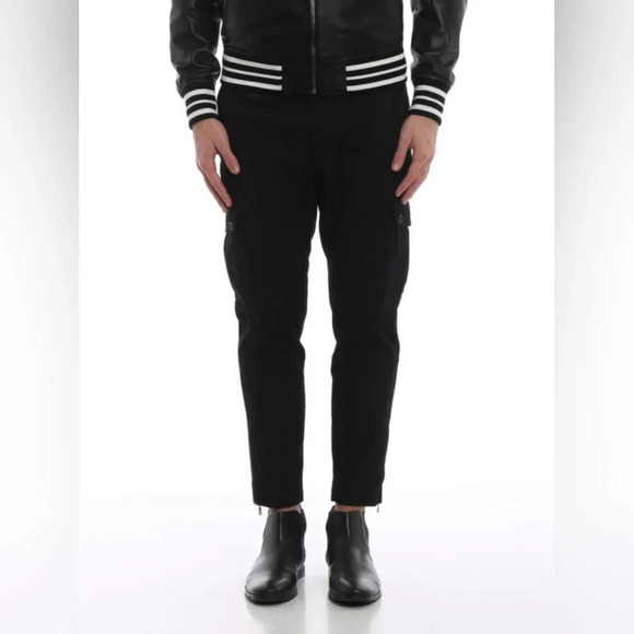 Dolce & Gabbana Other - ❤️Host Pick❤️Authentic Black Dolce & Gabbana Logo Cargo Pants 99% Cotton